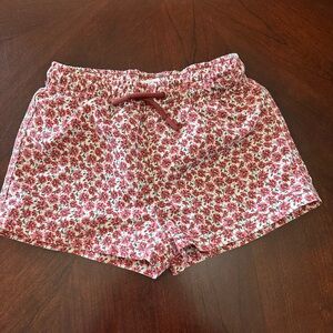 Zara Kids Red Floral Shorts